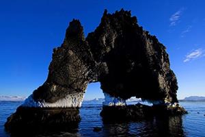 Hvítserkur rock formation in North Iceland