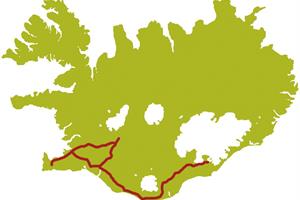 Map of Amazing South tour