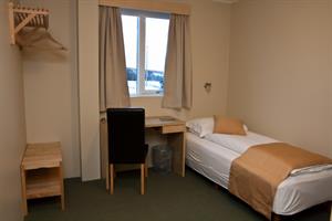 Single room with private bathroom