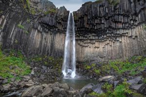 Svartifoss Waterfall at Skaftafell