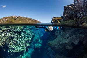Snorkeling in Silfra