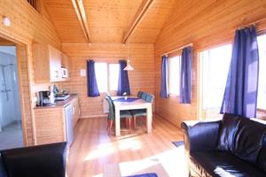 Kitchen and a living room