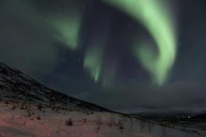 Northern lights at Heydalur