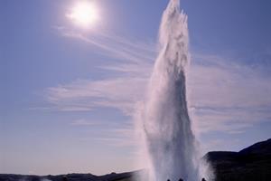 Geysir hot spring area