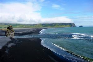 Black sand beaches