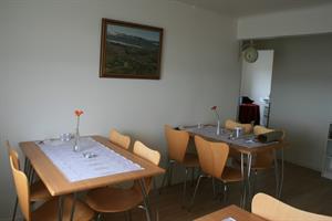Breakfast dining area