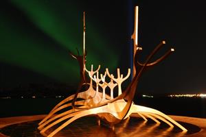 Northern Lights Tour - The Sun Voyage, sculpture located close to Reykjavík Harbour
