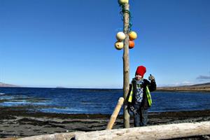 Kirkjuból is located close to a beautiful beach 