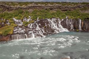 Hraunfossar Waterfalls