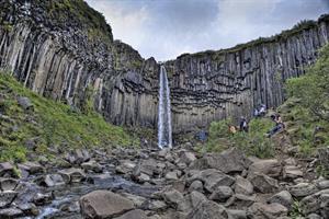 Svartifoss Waterfall in Skaftafell