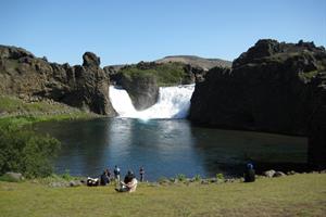 Hjálparfoss í Þjórsárdal