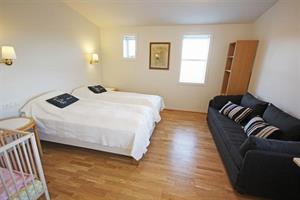 Family room with private bathroom