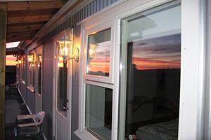 Sunset at Hotel Lækur