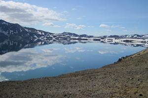 Lake Öskjuvatn in Askja Caldera