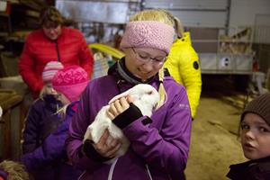 Experience daily life on a farm.