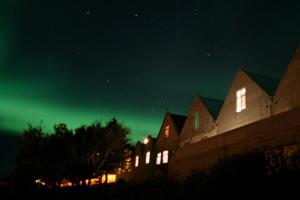 Northern lights at Bjarg
