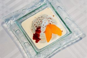 Delicious courses served at restaurant Hlöðuloftið 