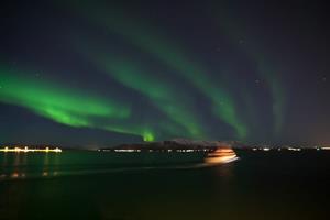 Northern Lights by Boat